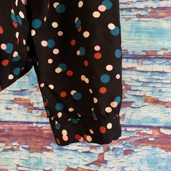 Ricki's Long Sleeved Polka Dot Blouse - Picture 4 of 7